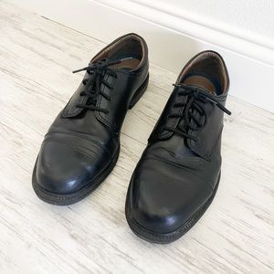 Size 15 Dockers Men’s Black Leather Dress Shoes